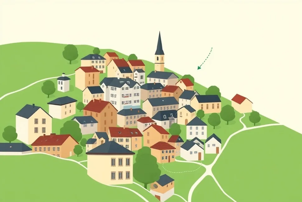 Carte du secteur d'intervention autour de Gerzat (63360)